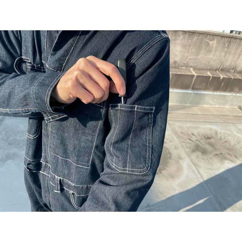 SIGNET(シグネット)デニムツナギ長袖 M 49627